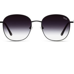 New QUAY Australia Jezabell black round 57mm sunglasses